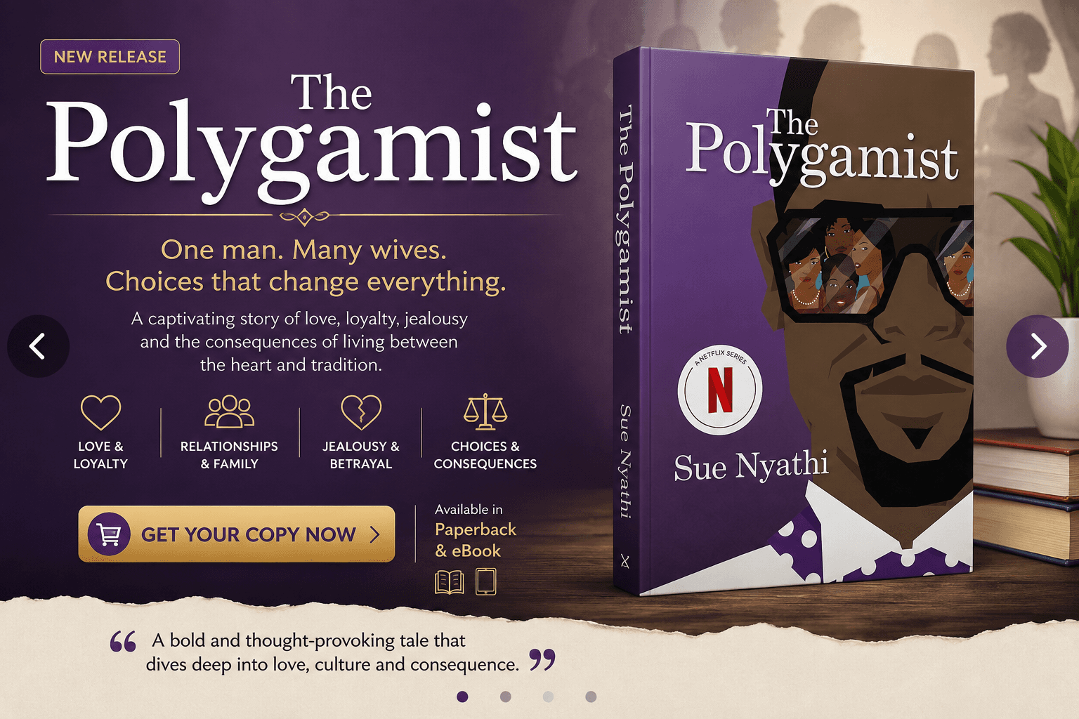 The Polygamist by Sue Nyathi: Love, Loyalty, and the Cost of Secrets